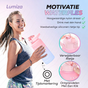 HydroFlow™ | 2 Liter Motiverend drinken, de hele dag door