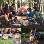 CampFlame™ | Van picknick tot camping in één vouw
