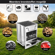 CampFlame™ | Van picknick tot camping in één vouw
