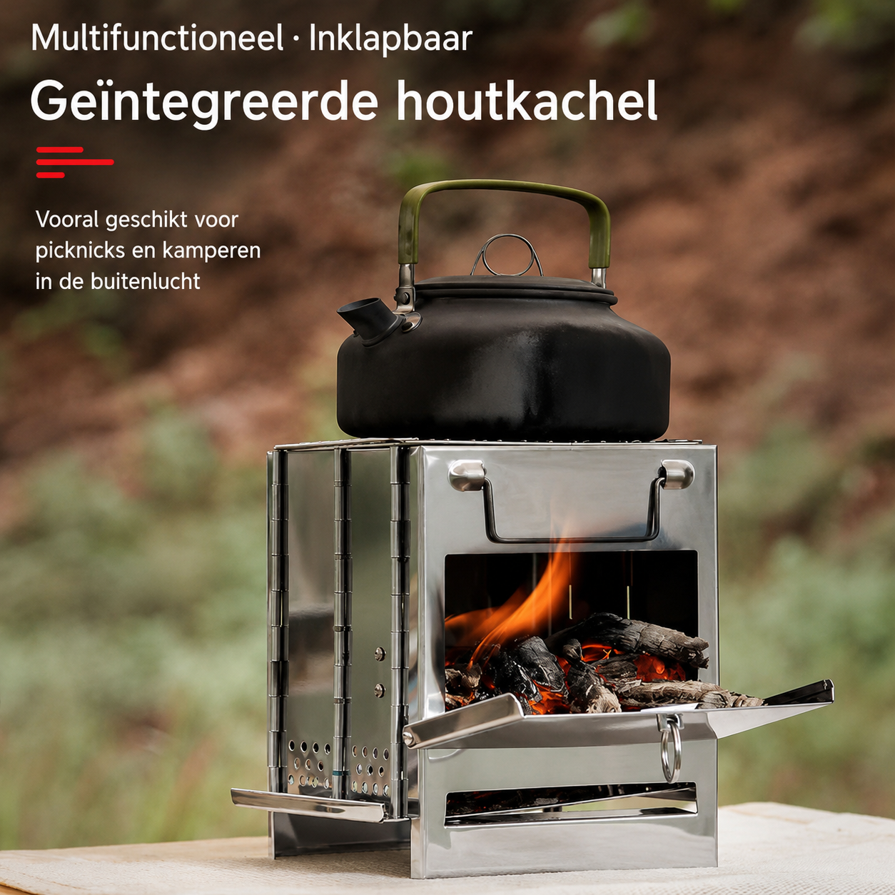 CampFlame™ | Van picknick tot camping in één vouw