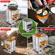 CampFlame™ | Van picknick tot camping in één vouw