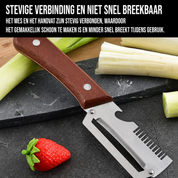 TrioPeeler™ | Drie snijfuncties in één hand