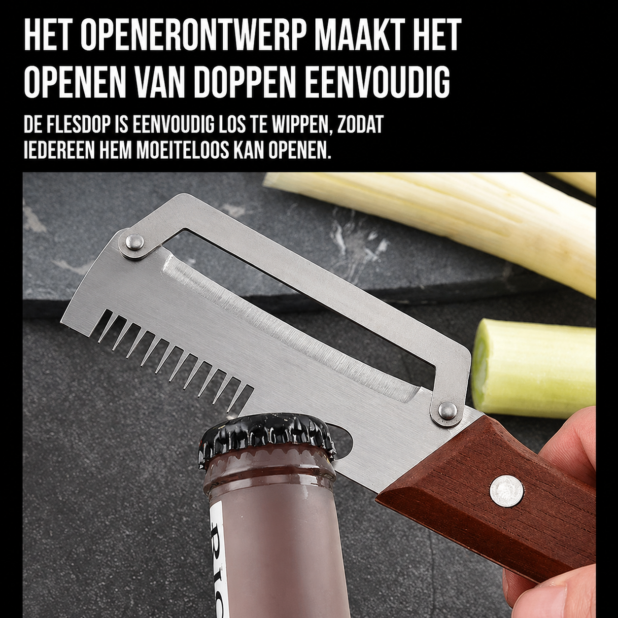 TrioPeeler™ | Drie snijfuncties in één hand