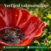 FlowerSplash™ | Sierlijk vogelbad in bloemvorm