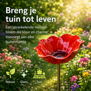 FlowerSplash™ | Sierlijk vogelbad in bloemvorm