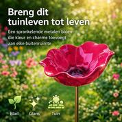 FlowerSplash™ | Sierlijk vogelbad in bloemvorm