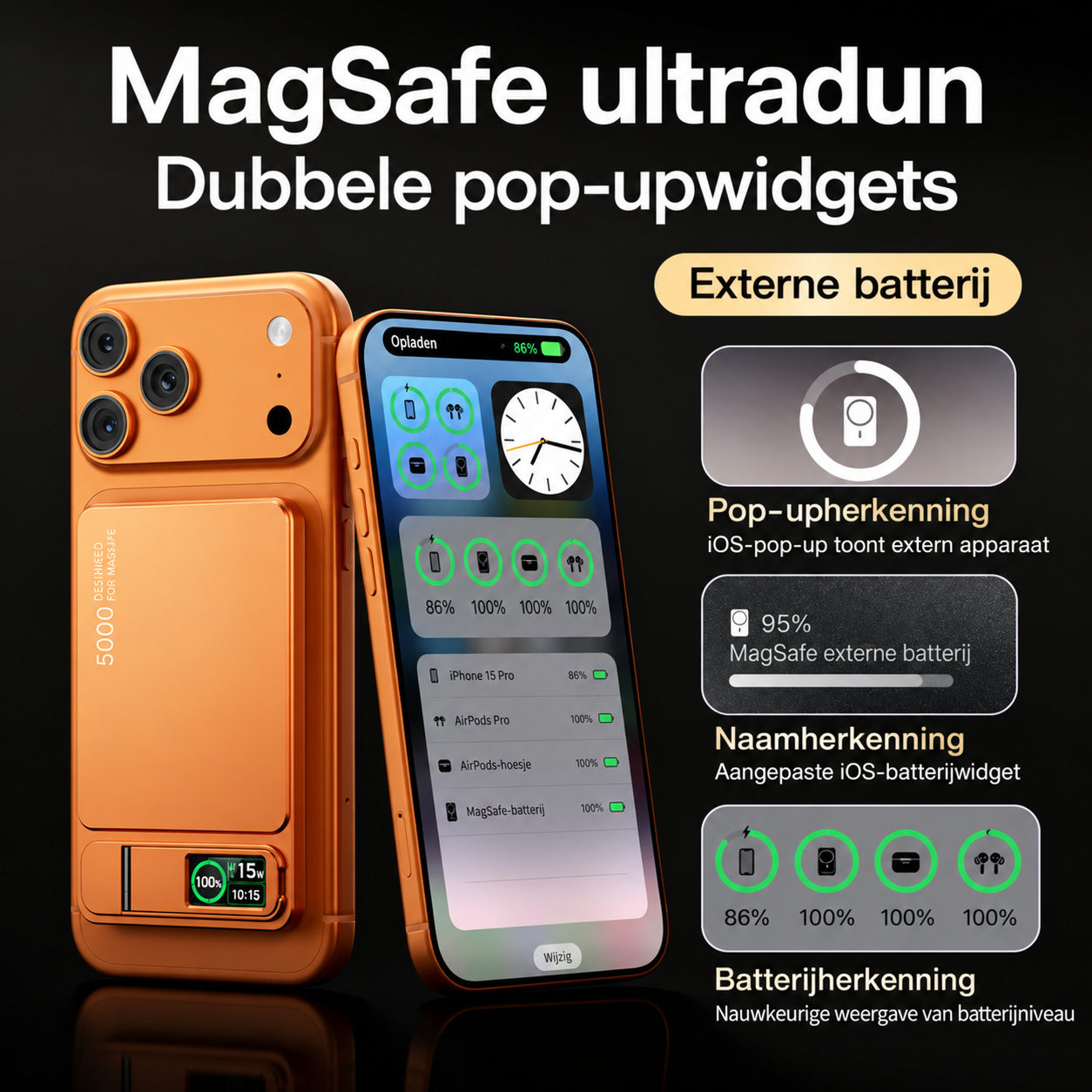Magnevo™ | Klik vast en laad draadloos op