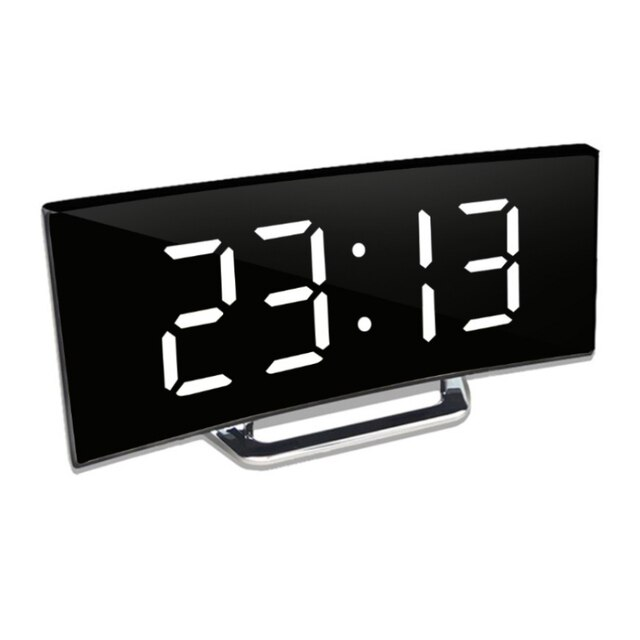 LumiWake™ | Slimme wekker met stijlvolle spiegelglans