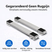GlideSlide™ | Verplaats zware meubels zonder moeite