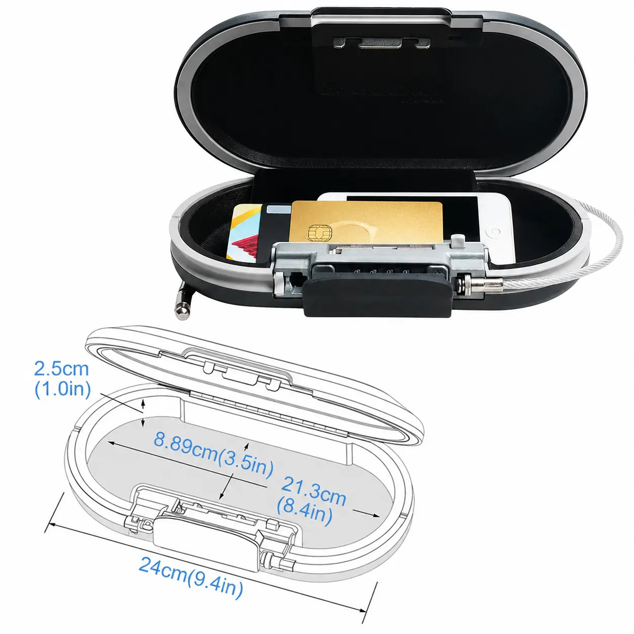 LockMate™ | Compacte kluis voor elke reis