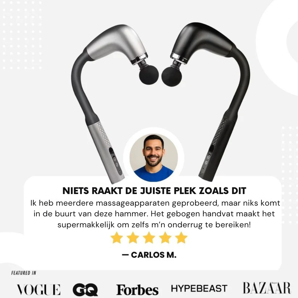FlexRelief™ | Diepe massage zonder hulp