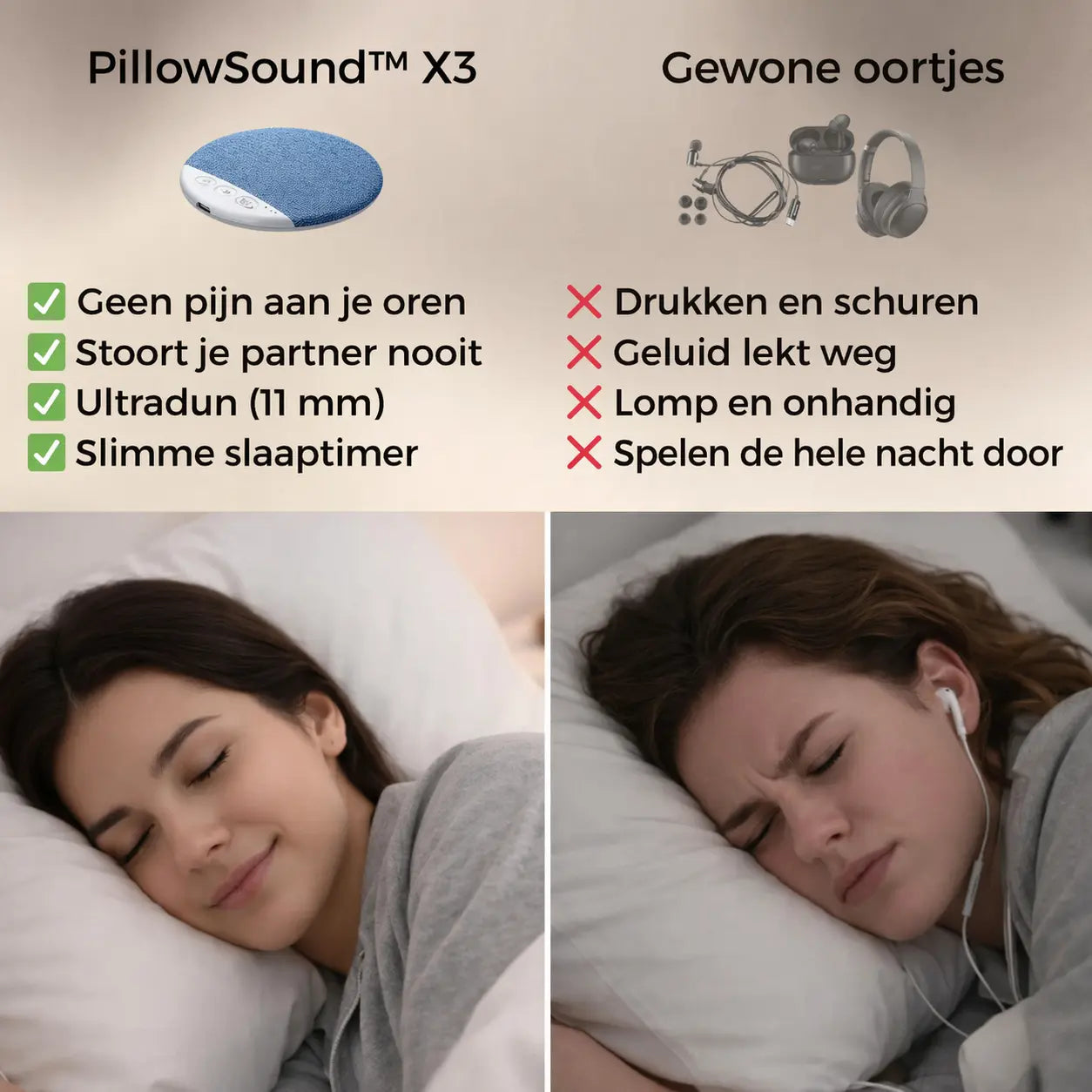 PillowSound™ | Privé audio onder je kussen