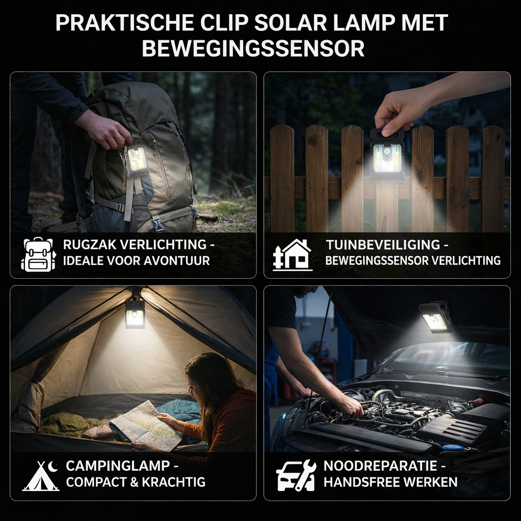 LumaClip™ | Licht precies waar jij loopt