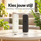 ScentPlug waterloze diffuser in wit en zwart