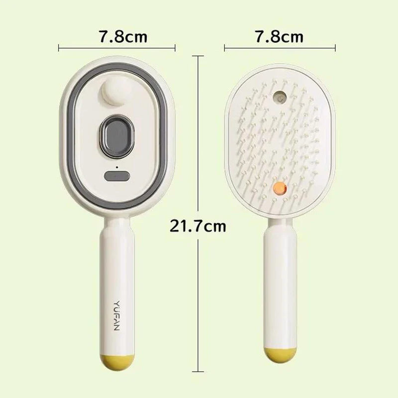 GlowBrush™ Spray Haarborstel | Ontklitten, Verfrissen en Verzorgen