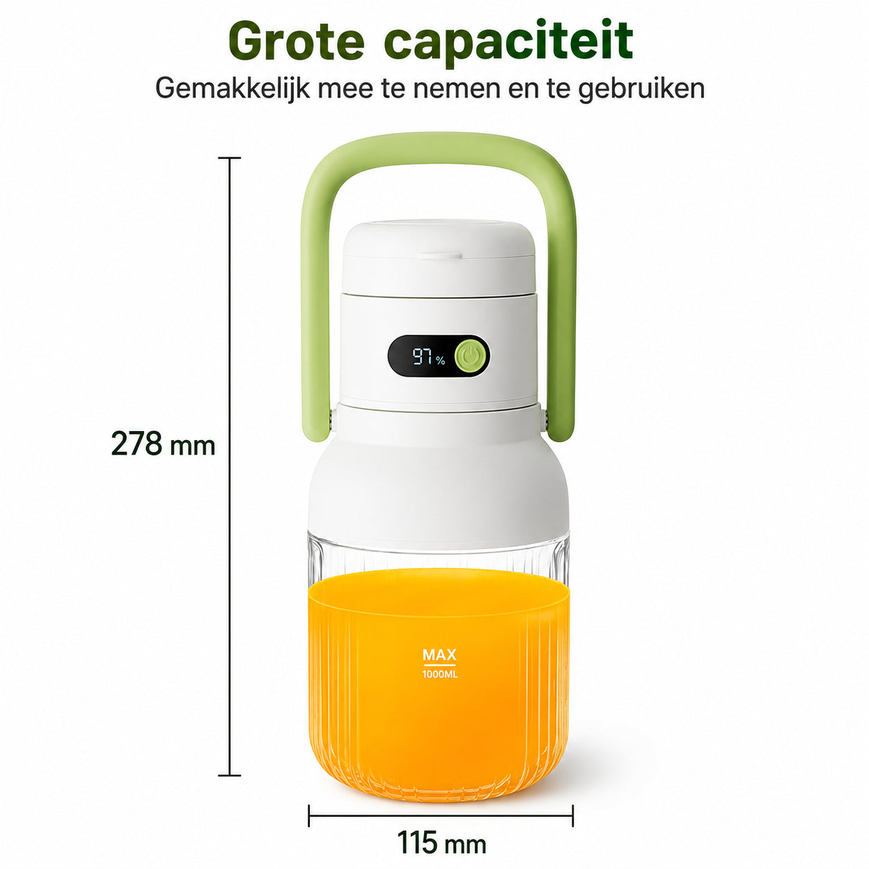 SmoothieX™ | Jouw gezonde boost voor onderweg