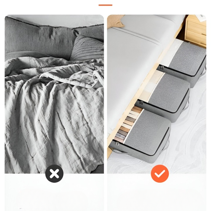 SpaceSaver™ | Opbergbox voor Bedtextiel & Kleding