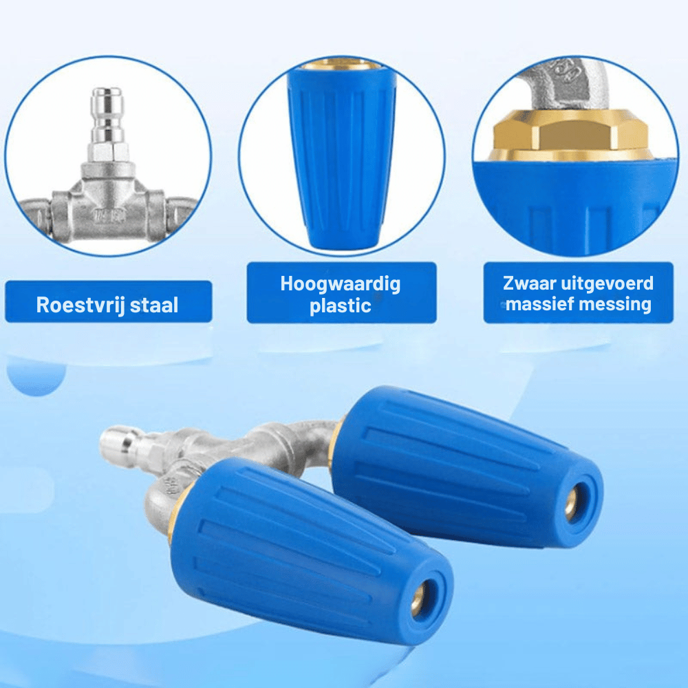 TwinJet™ | Dubbele straal, dubbele impact