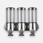 CleanStation™ | Wandzeepdispenser met 3 vakken – Stijlvol & Hygiënisch