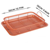 AeroFry™ | Innovatief luchtcirculatie frituurmandje met opvangsysteem - Lumiza