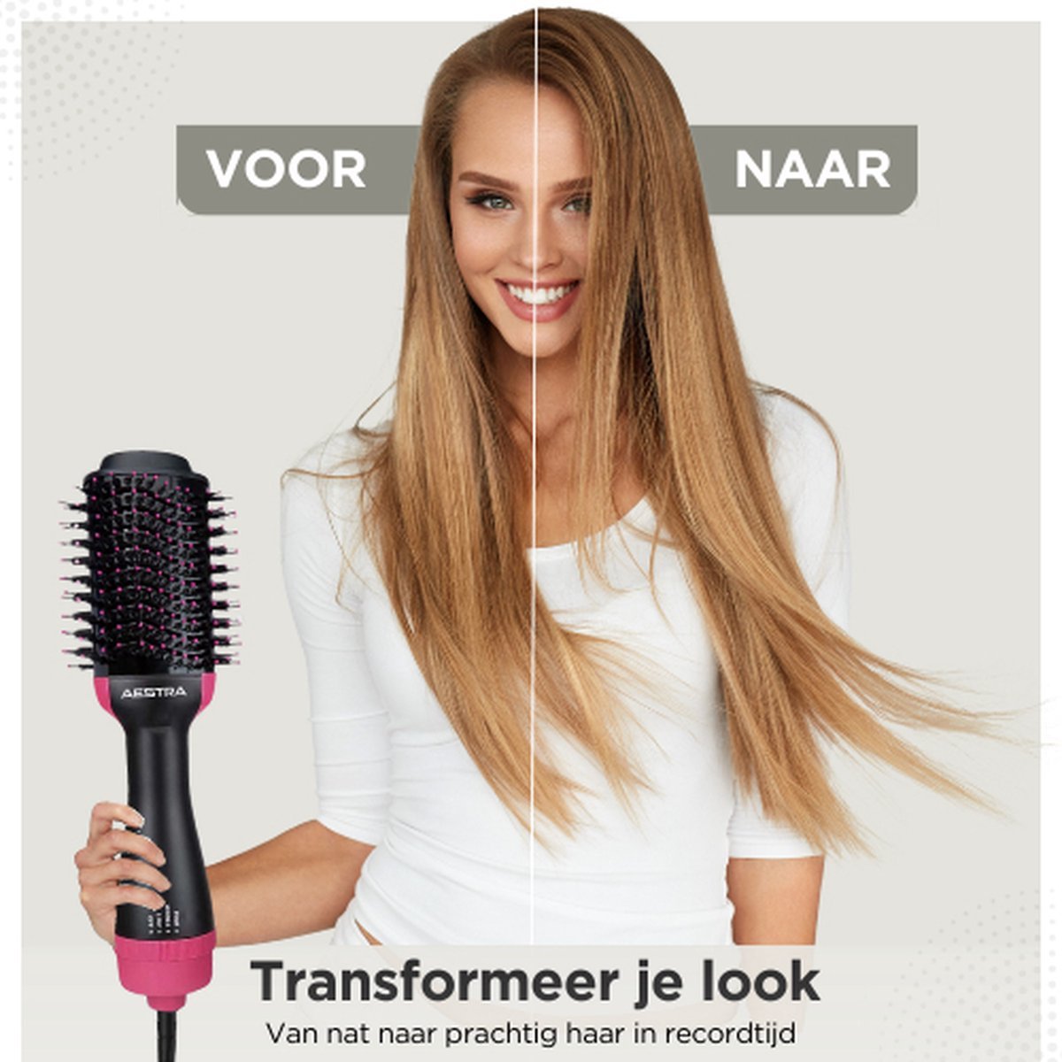 BorstelFöhn™ | 2‑in‑1 Föhnborstel voor Gladde Zachte Looks