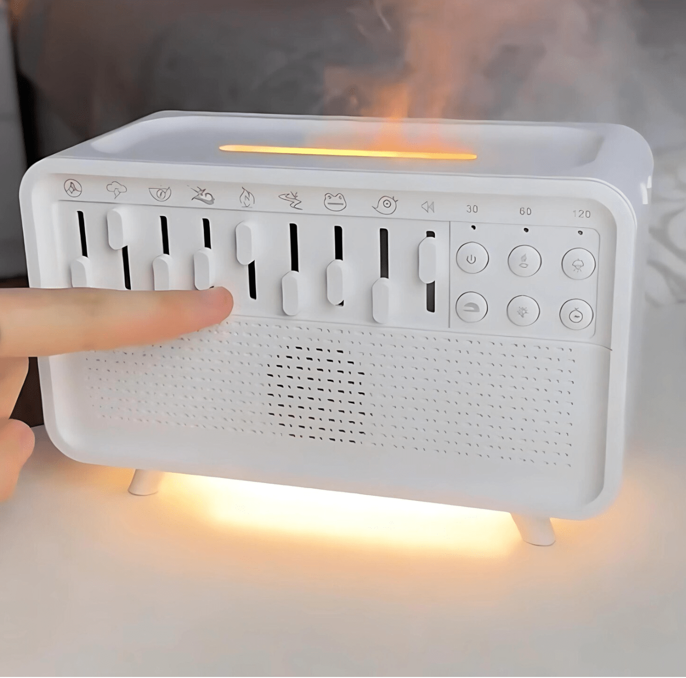 Breezora™ | Sfeervol slapen met natuurgeluiden en geur - Lumiza