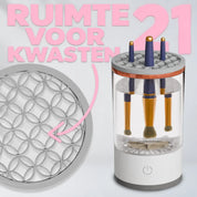 BrushViva houder met ruimte voor 21 make-upkwasten