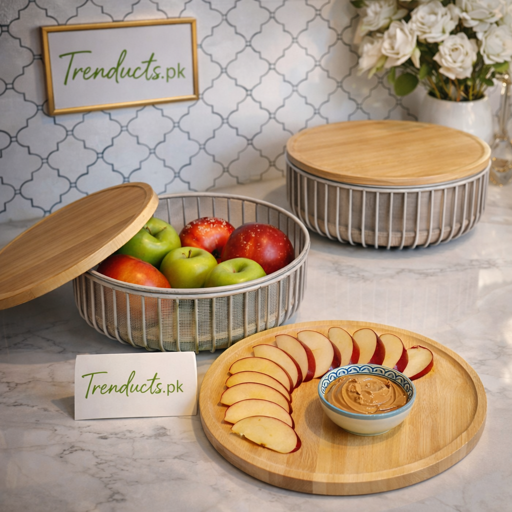 FruitTray™ | Fruitmand met Plankfunctie