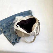 CarryFlair™ | Trendy Corduroy Schoudertas met Grote Capaciteit - Lumiza