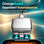 ChargeGuard ontkoppelt de USB-C-laadverbinding automatisch bij een volle of bijna volle accu