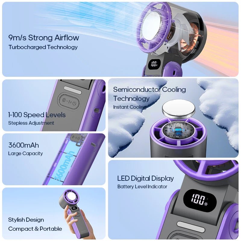 CoolBreeze™ | De Opvouwbare Krachtventilator - Lumiza