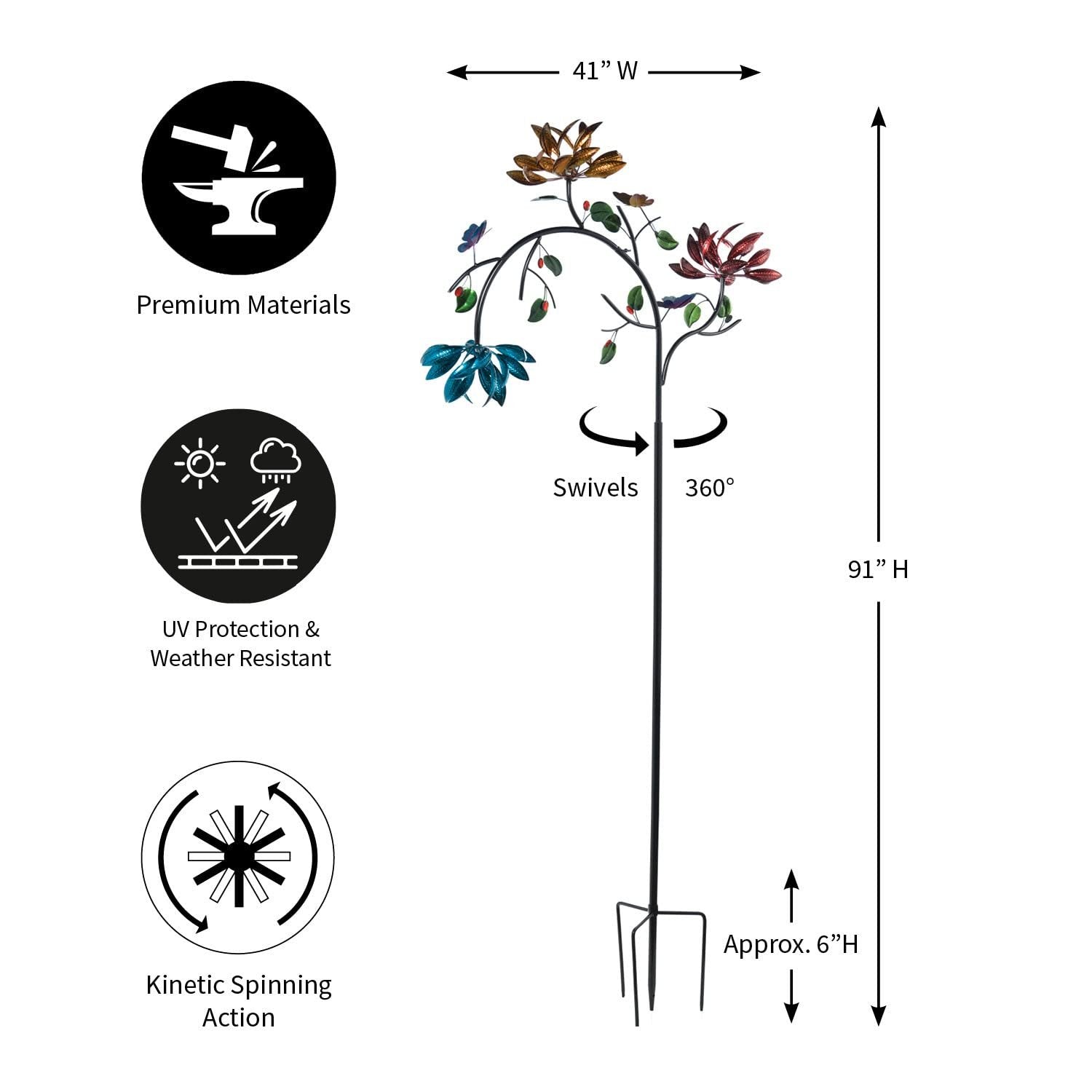 BloomSpinner™ | Dansende bloemen voor jouw tuin