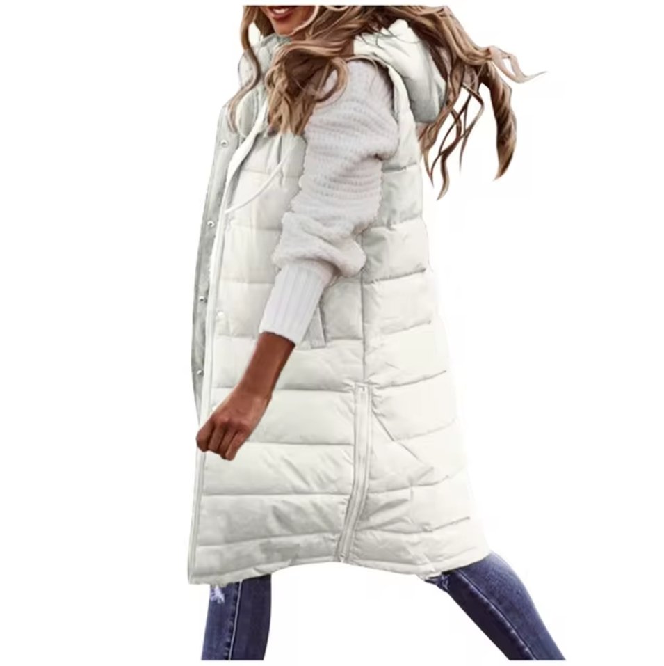 Dahlia™ | Jouw Stijlvolle Lange Puffer Vest - Lumiza
