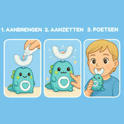 DinoBrush™ | De 360° tandenborstel die poetsen leuk maakt - Lumiza