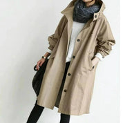 EmmaCloudTrench™ | Luxe Trenchcoat met Capuchon - Lumiza