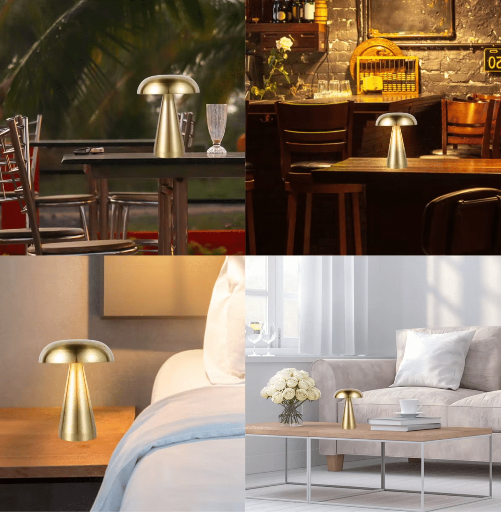 EtherealLight™ | Elegant en Functioneel Sfeerverlichting LED Nachtlamp met Oplaadbare Batterij - Lumiza