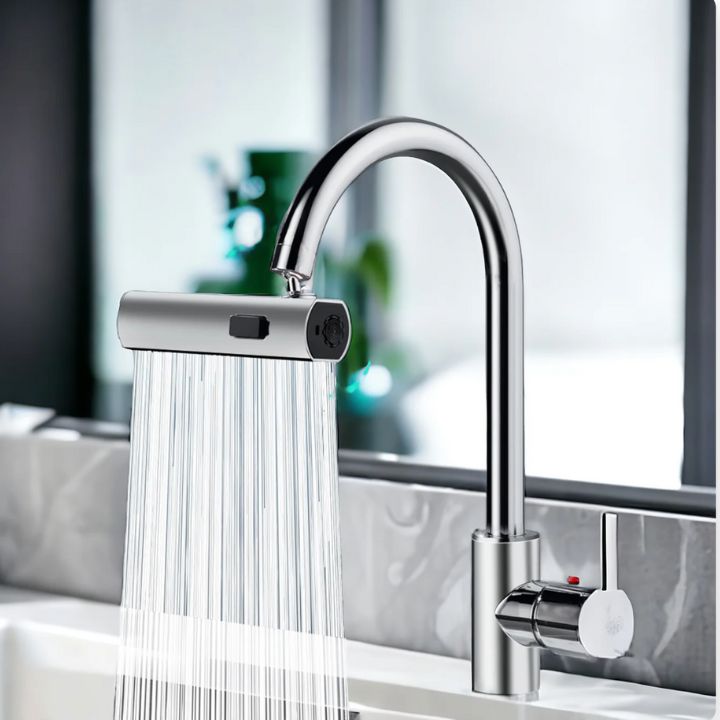 FlowMaster™ | De Flexibele Watervalkraan Voor Elke Keuken! - Lumiza