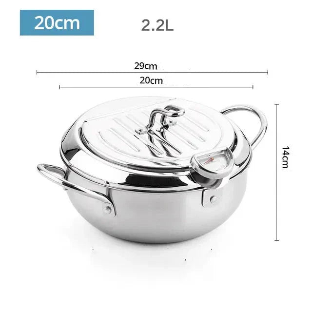 FryPerfect™ | Slimme Frituurkracht met Nauwkeurige Temperatuurregeling - Lumiza