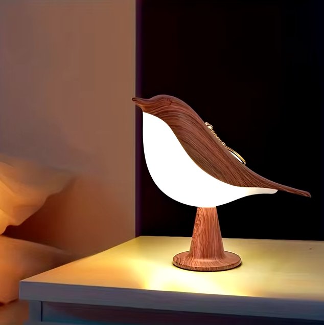 GlowBird™ | 3 Kleuren, Dimbaar Licht met Aanraakschakelaar - Perfect voor Jouw Nachtkastje! - Lumiza