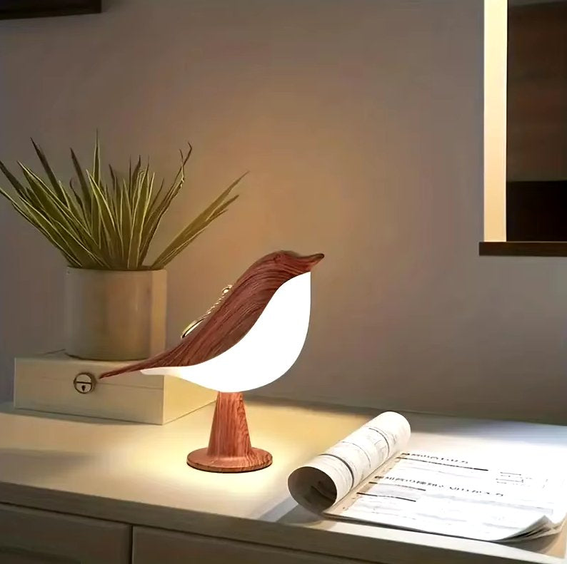 GlowBird™ | 3 Kleuren, Dimbaar Licht met Aanraakschakelaar - Perfect voor Jouw Nachtkastje! - Lumiza