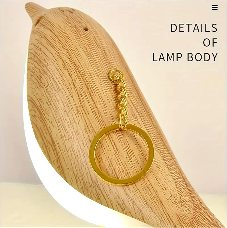 GlowBird™ | 3 Kleuren, Dimbaar Licht met Aanraakschakelaar - Perfect voor Jouw Nachtkastje! - Lumiza