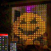 Bewegend GlowCanvas lichtpatroon zonder tekst.