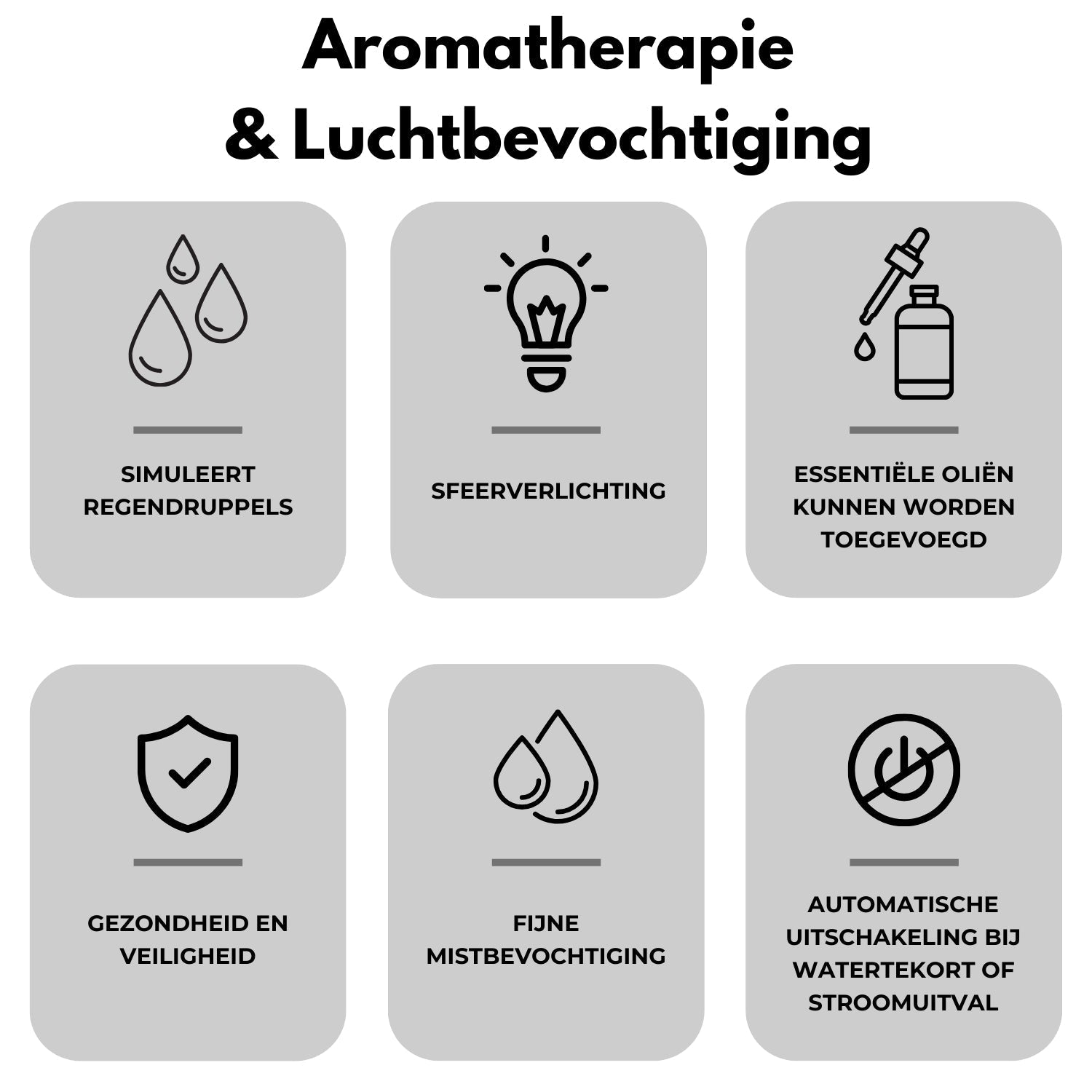 GlowDrop™ | Aroma diffuser met relaxend licht & watereffect - Lumiza