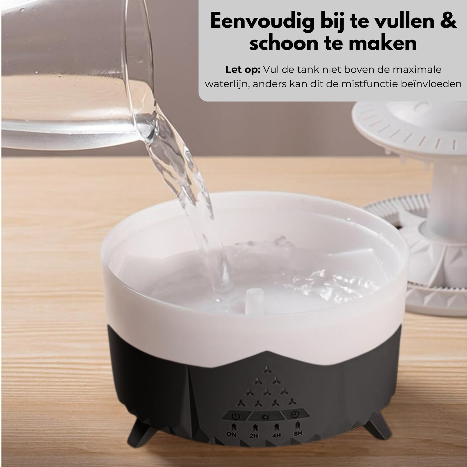 GlowDrop™ | Aroma diffuser met relaxend licht & watereffect - Lumiza