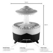 GlowDrop™ | Aroma diffuser met relaxend licht & watereffect - Lumiza