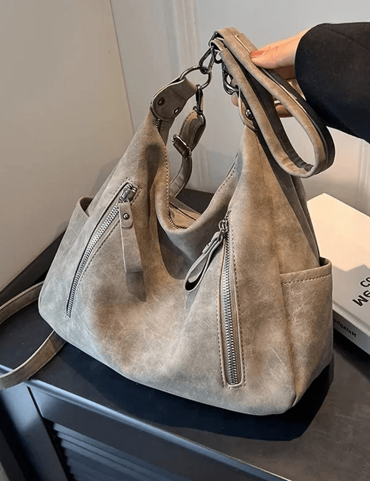 Hannah™ | Leren Schoudertas Retro Handtas - Lumiza