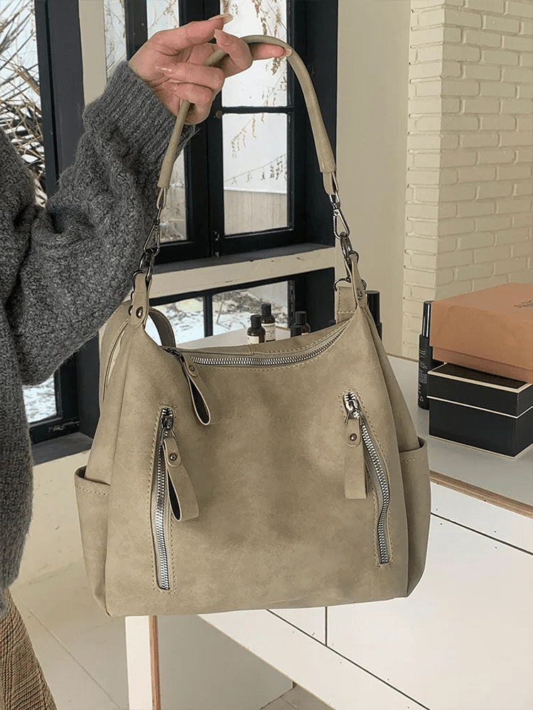 Hannah™ | Leren Schoudertas Retro Handtas - Lumiza