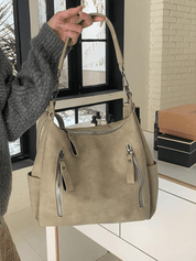 Hannah™ | Leren Schoudertas Retro Handtas - Lumiza