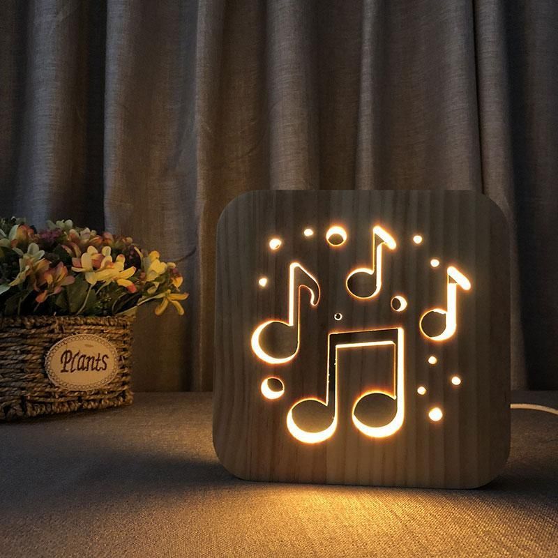 HarmonyGlow™ | 3D LED Muzieknoten Mood Lamp - Lumiza