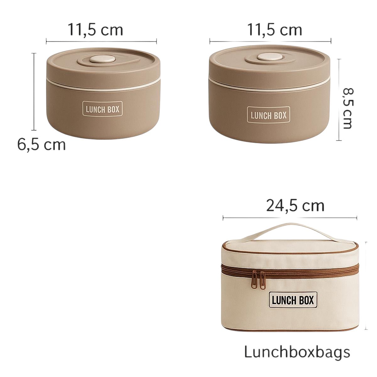 ThermoNest™ | Luxe Thermische Lunchbox Set